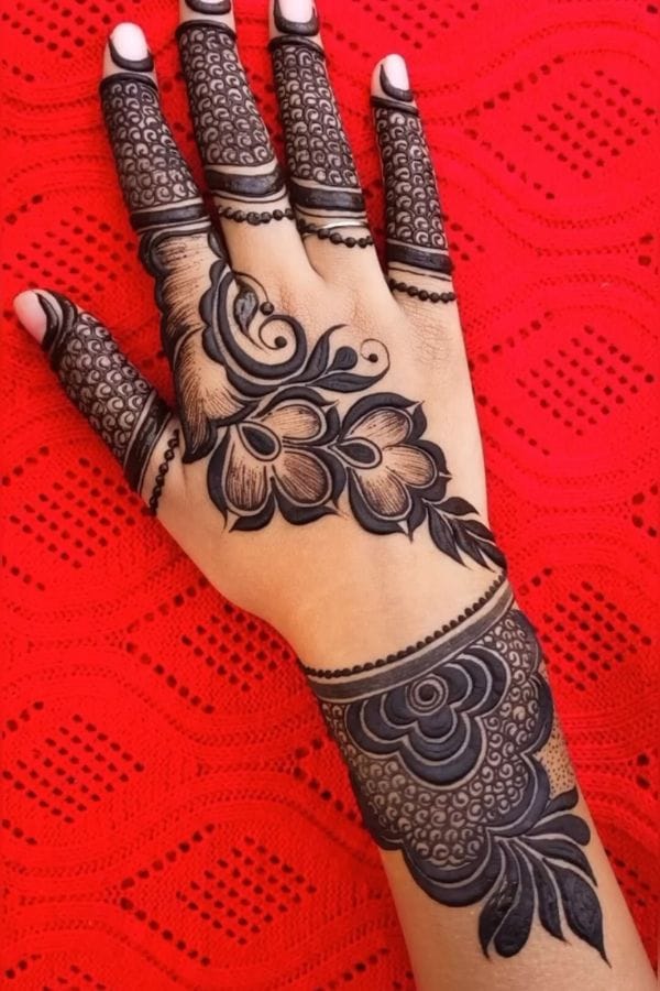 Arabic Front Hand Mehndi Designs