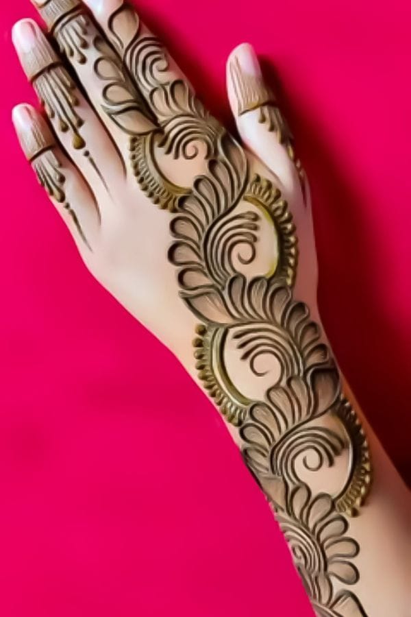 Basic Arabic Mehndi Designs (14)
