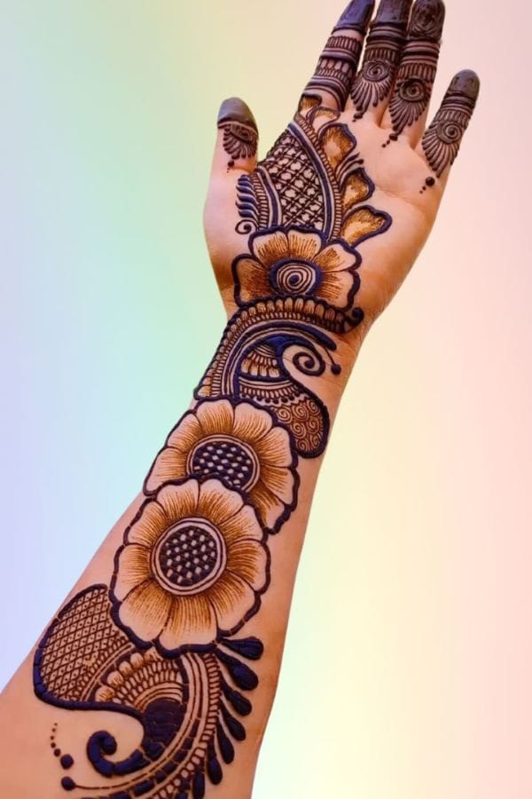 Basic Arabic Mehndi Designs (9)