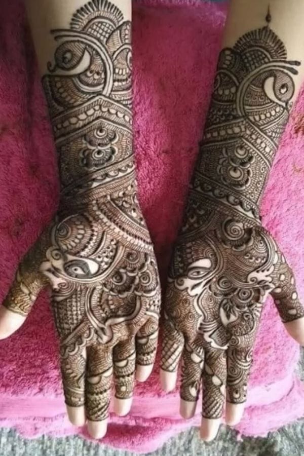 Front Hand Mehndi Designs