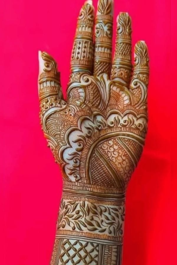 Front Hand Mehndi Designs