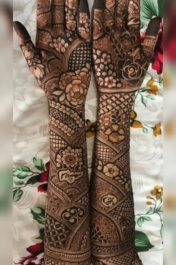 Front Hand Mehndi Designs