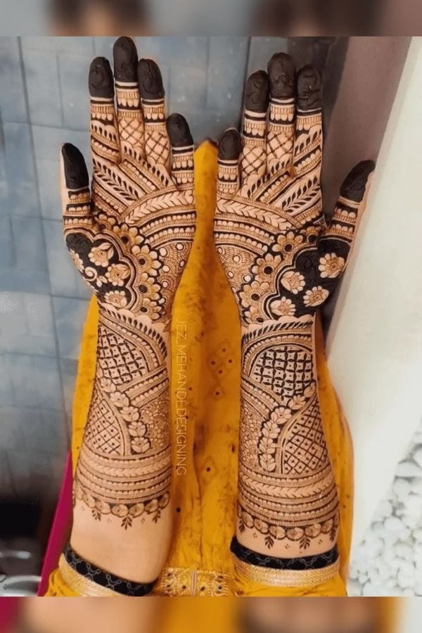 Front Hand Mehndi Designs
