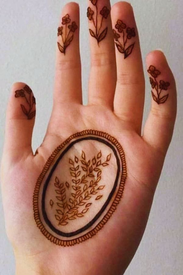 Minimalist Mehndi for the Subtle Bride (4)