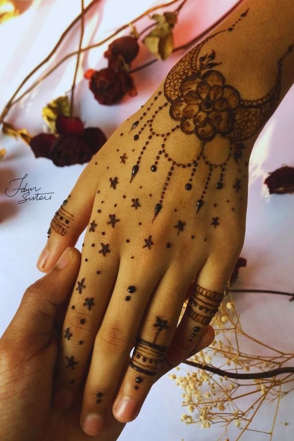 Minimalist Mehndi for the Subtle Bride (6)