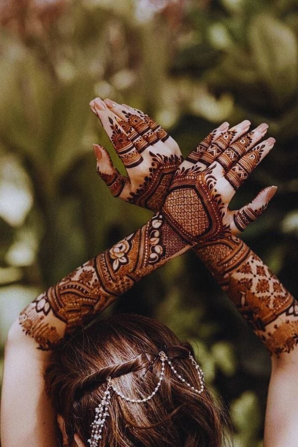 Nature-Inspired Mehndi Designs