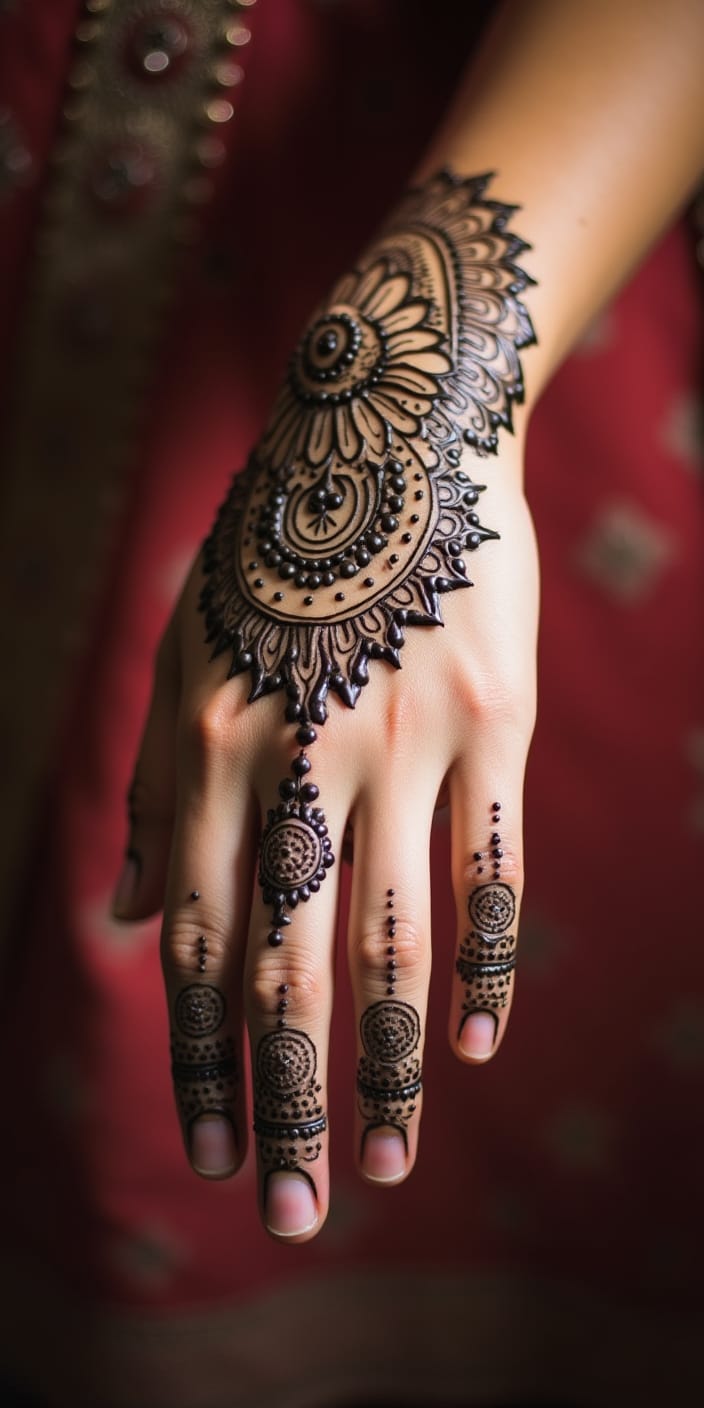 Full Hand Mehndi Design Photos