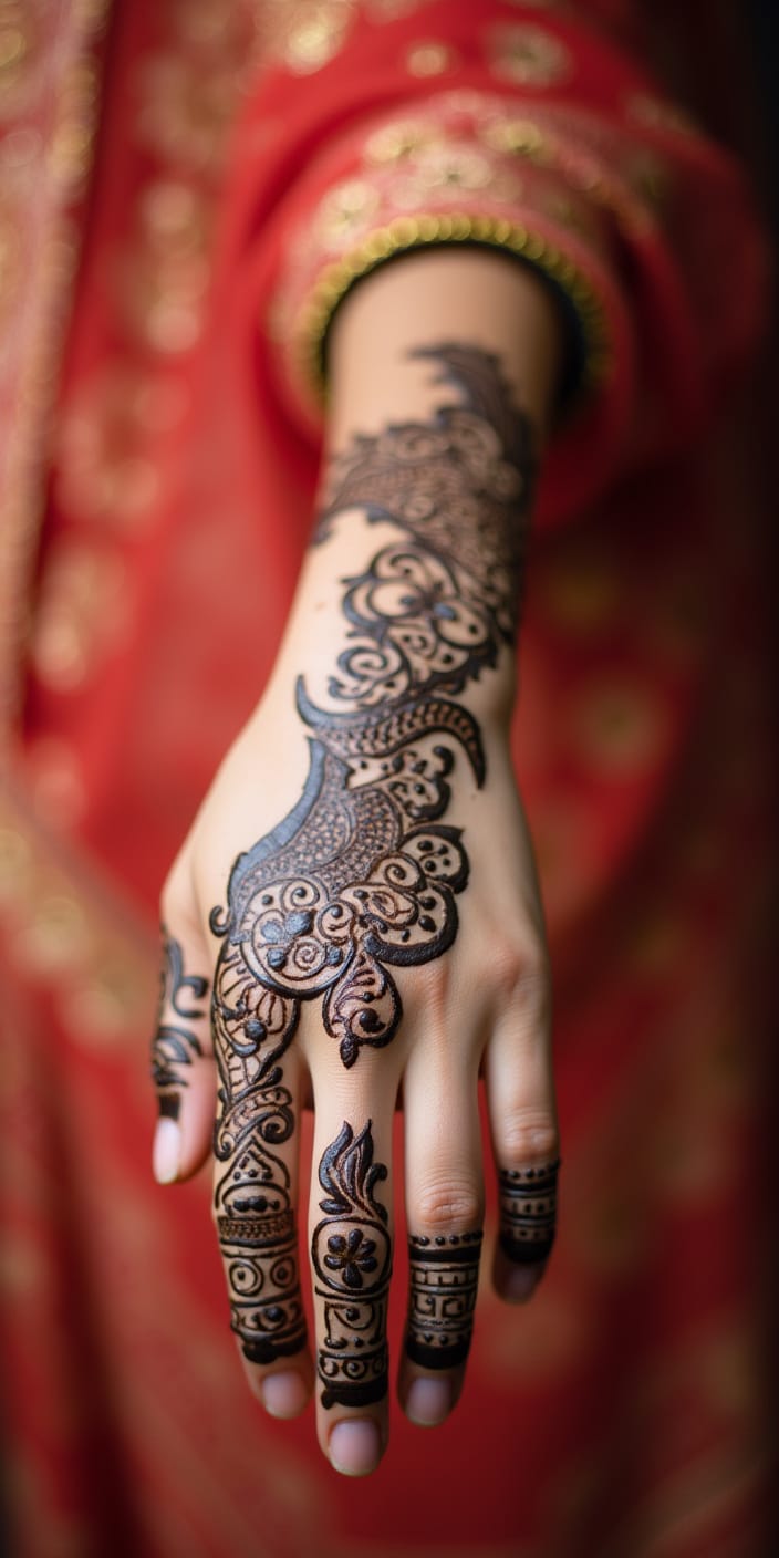 Full Hand Mehndi Design Photos