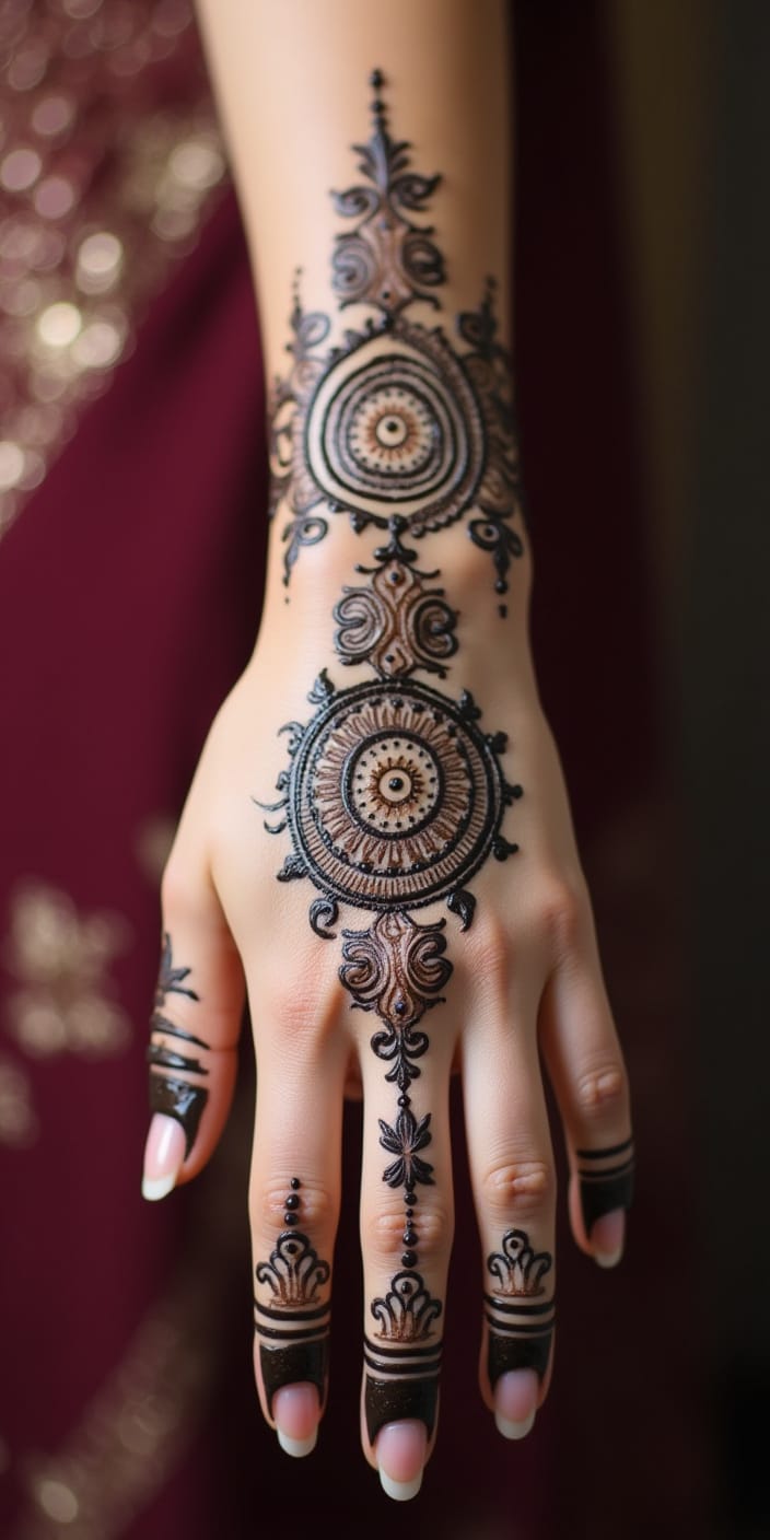 Full Hand Mehndi Design Photos