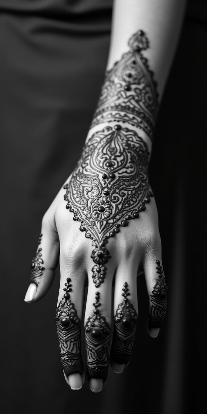 Full Hand Mehndi Design Photos