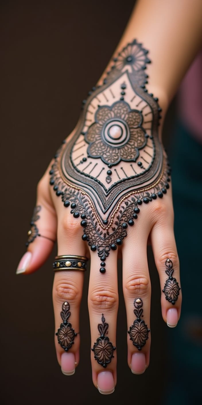 Full Hand Mehndi Design Photos
