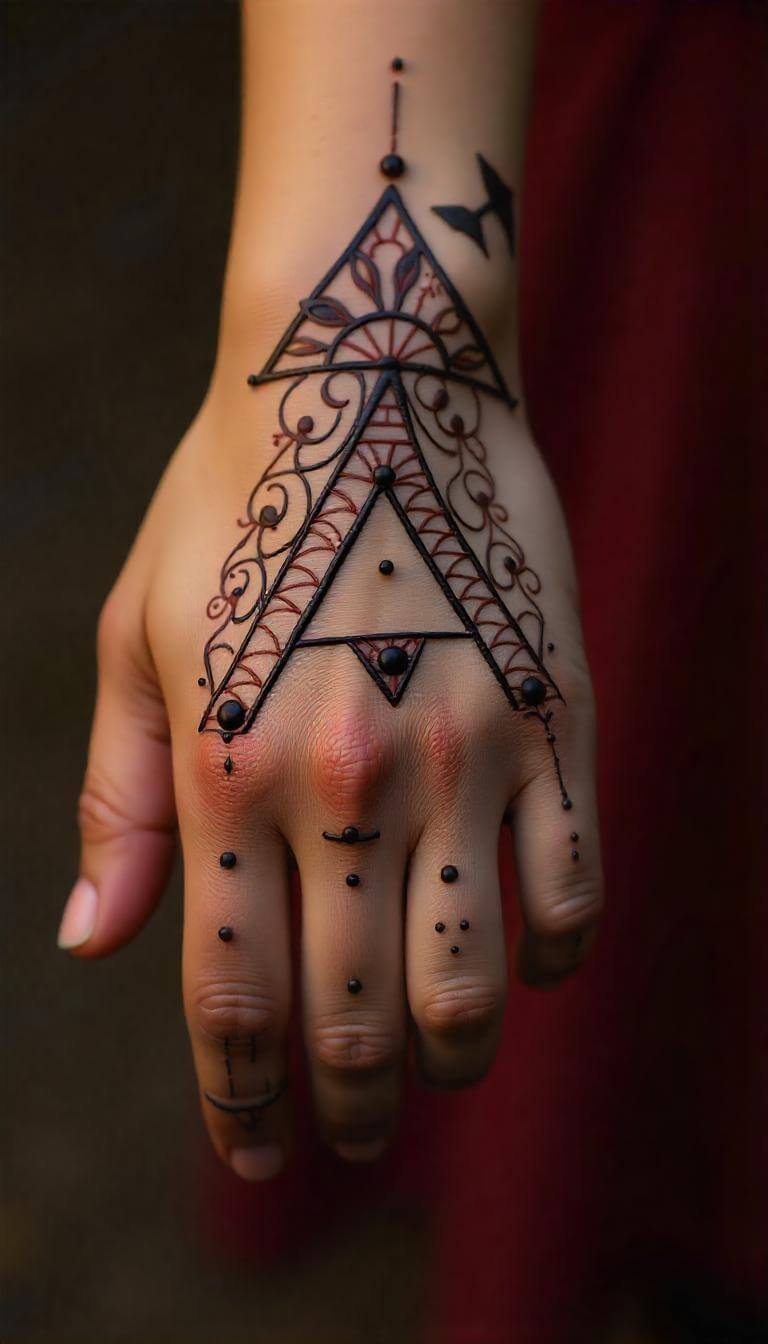 Geometric Henna Patterns