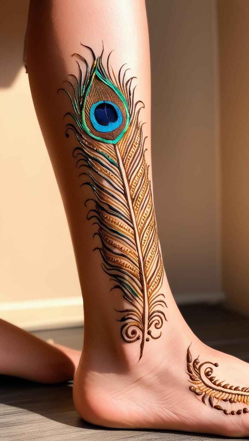 Peacock Feather Motif