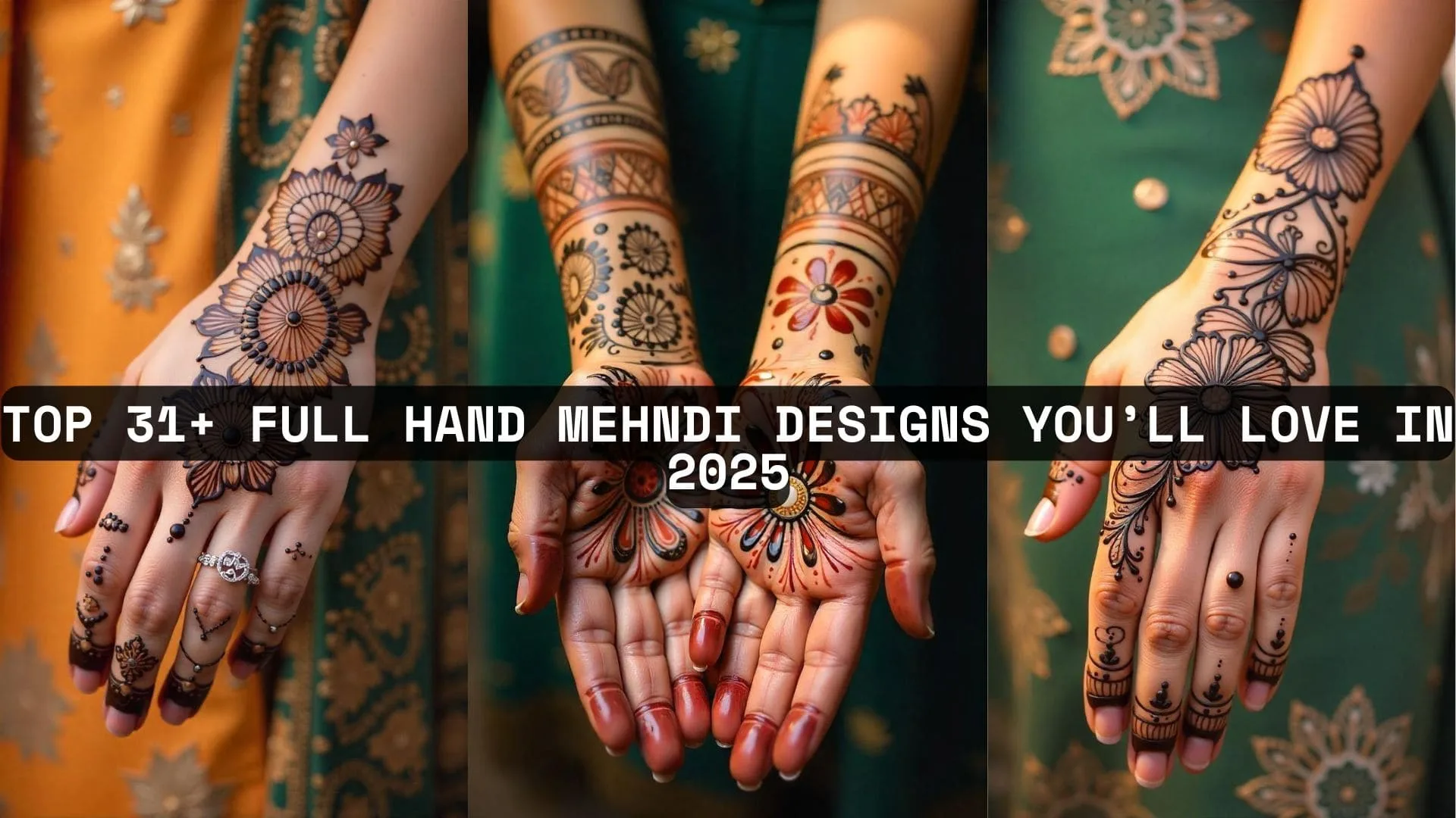 Full Hand Mehndi Design